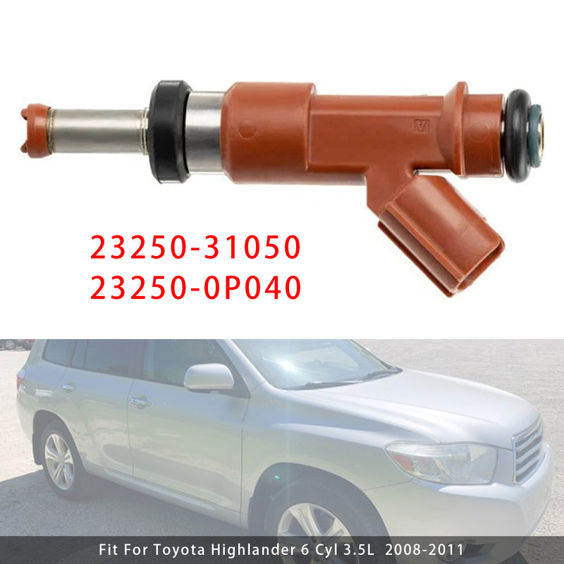 Toyota Camry Sienna Lexus RX350 3.5L V6 2007-2015 23250-31050 1PCS Fuel Injector