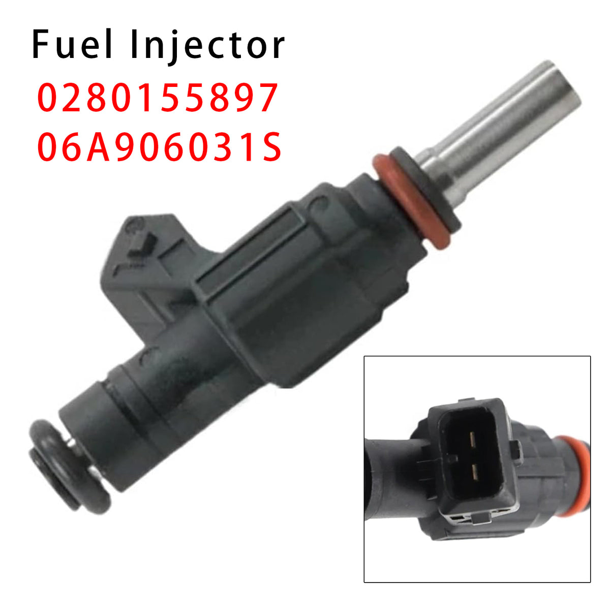 VW Golf IV Audi TT A3 Seat 1.8T 0280155897 06A906031S 1PCS Fuel Injector