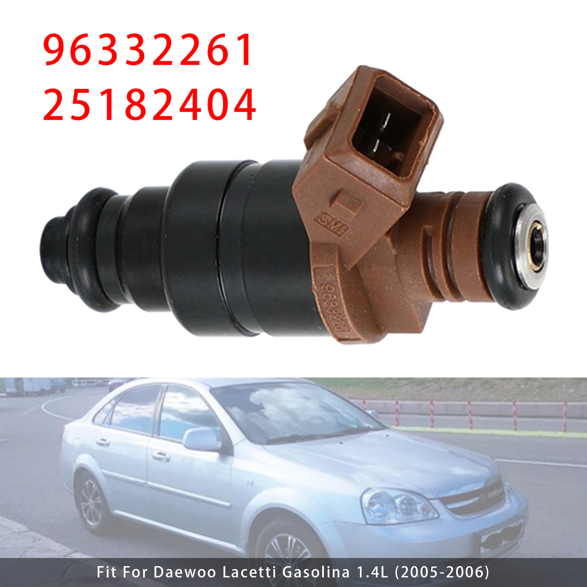 Chevrolet Optra Lacetti 1.4L 1.6L 2005-2016 96332261 25182404 1PCS Fuel Injector
