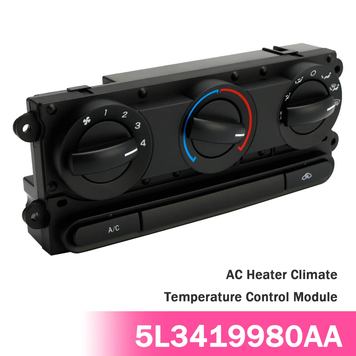 2004-2008 Ford F-150 AC Heater Climate Temperature Control Module 5L3419980AA