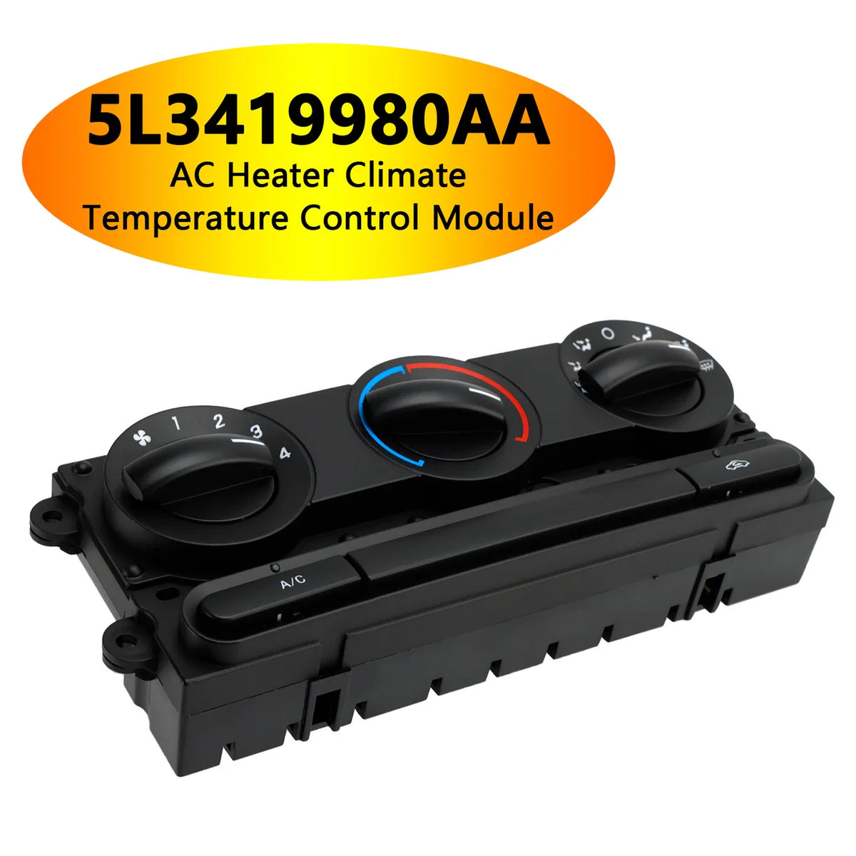 2004-2008 Ford F-150 AC Heater Climate Temperature Control Module 5L3419980AA