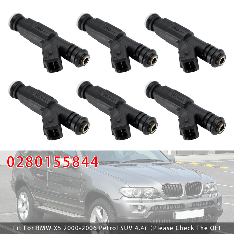 Ford Falcon AU 4.0L Jeep Cherokee Commander 0280155844 6PCS Fuel Injector