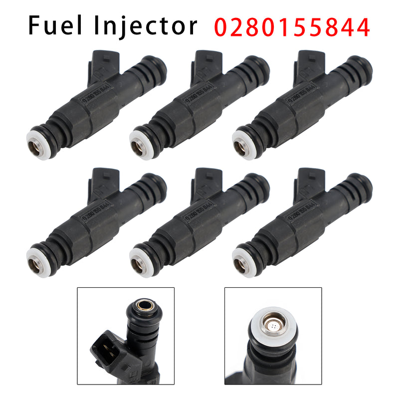 Ford Falcon AU 4.0L Jeep Cherokee Commander 0280155844 6PCS Fuel Injector