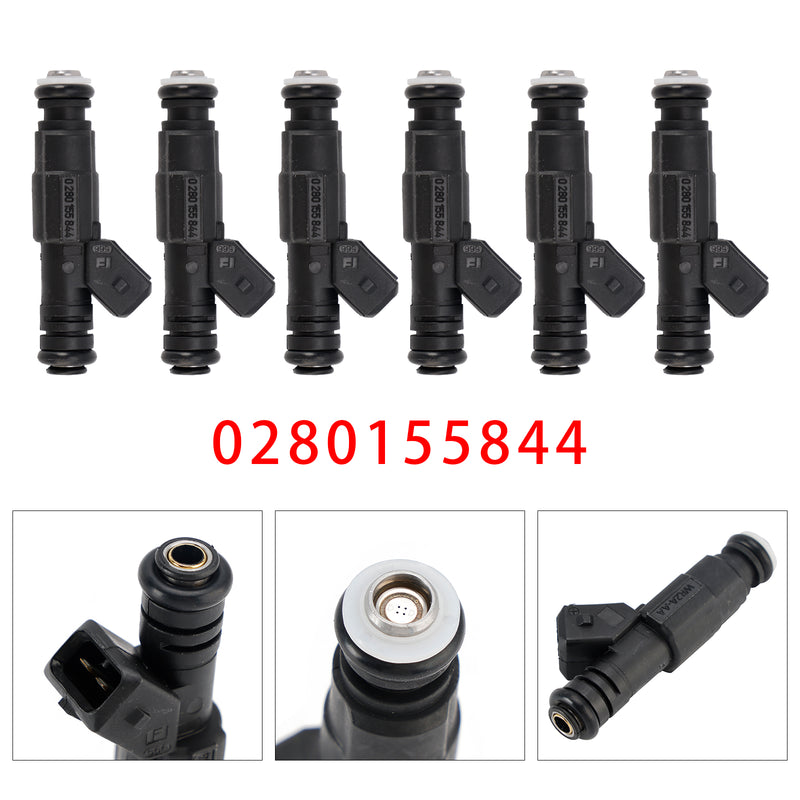 Ford Falcon AU 4.0L Jeep Cherokee Commander 0280155844 6PCS Fuel Injector