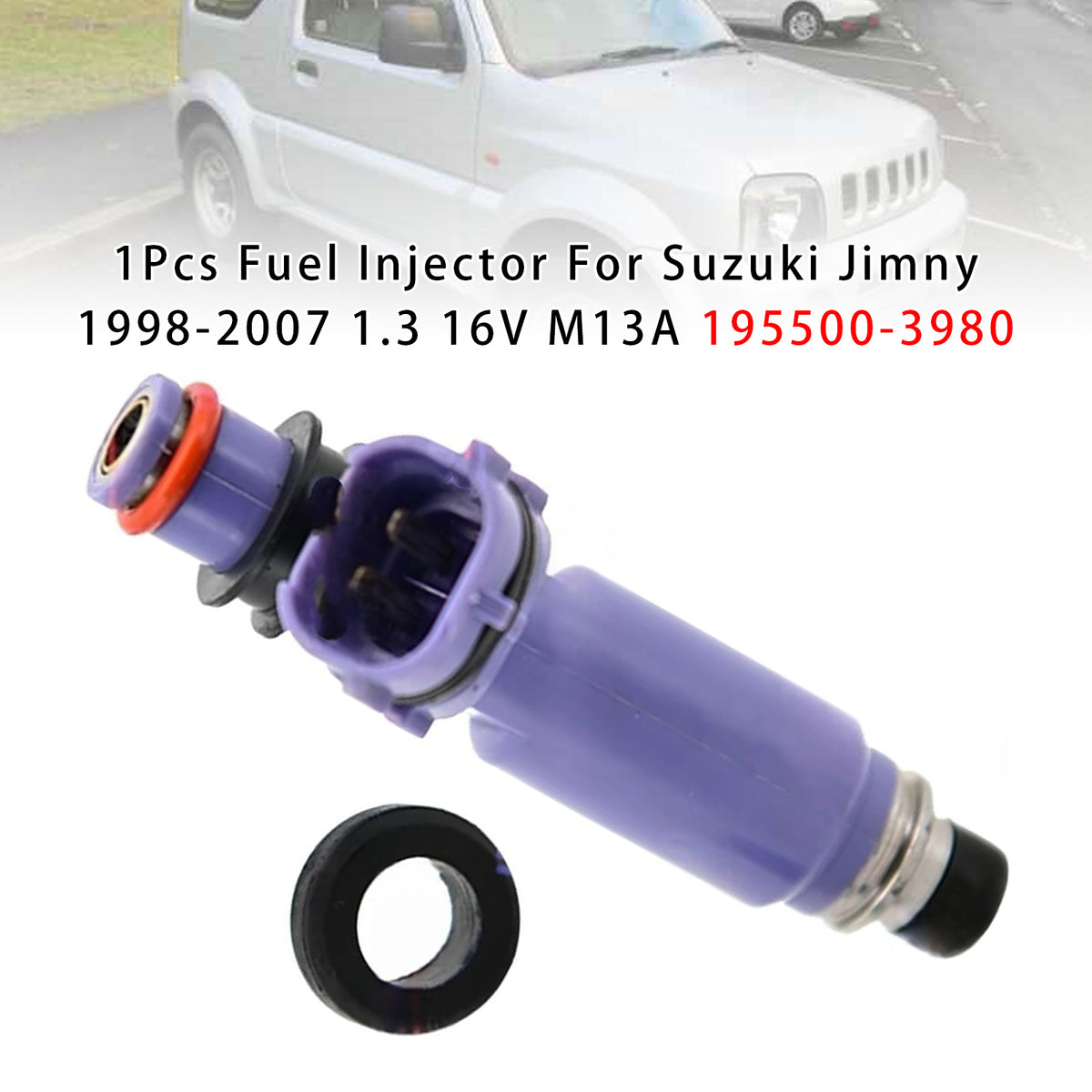 Suzuki Jimny 1998-2007 1.3 16V M13A 195500-3980 1PCS Fuel Injector