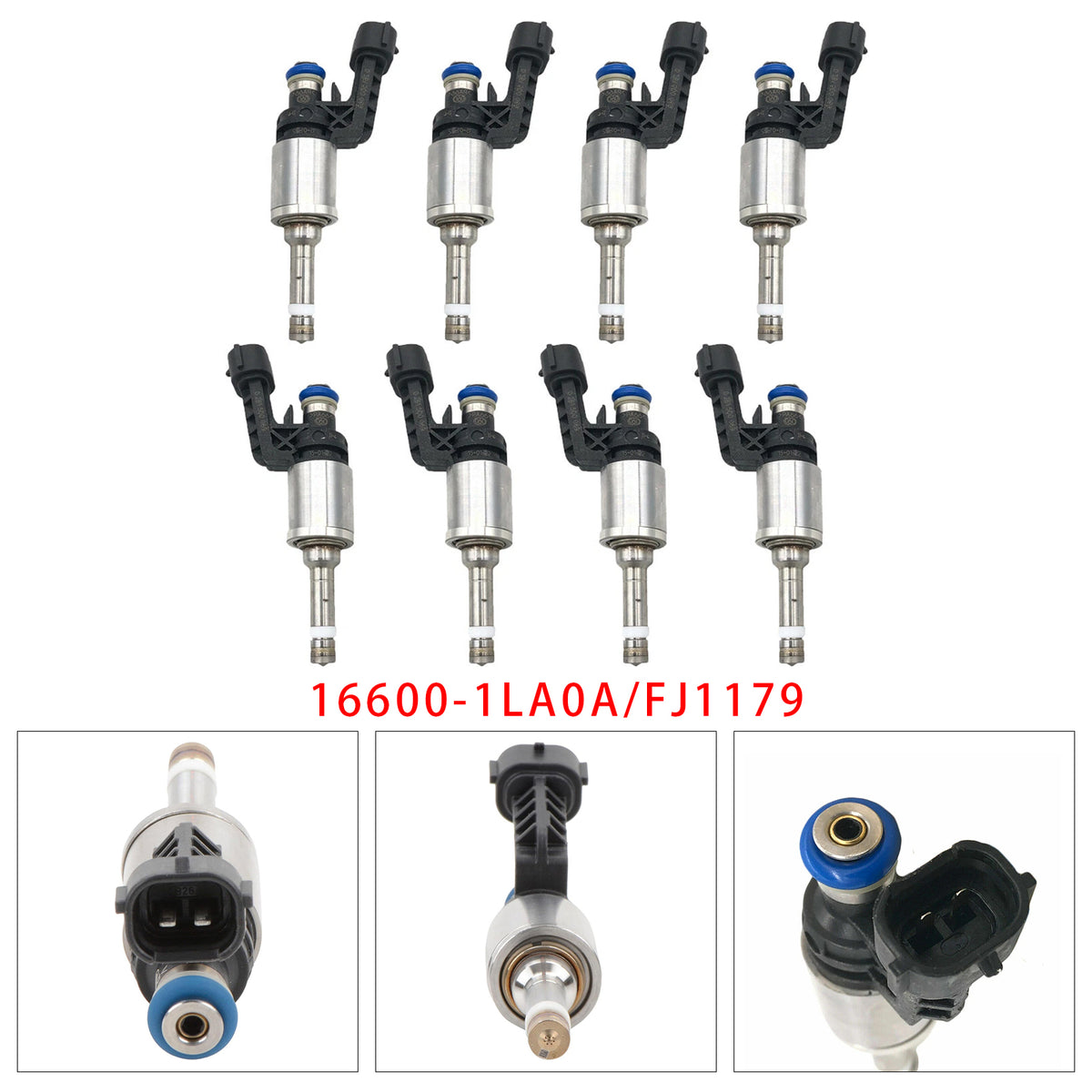 Infiniti M56 QX56 Q70 5.6L 16600-1LA0A FJ1179 8PCS Fuel Injector