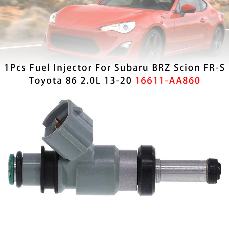 Subaru BRZ Scion FR-S Toyota 86 2.0L 2013-2020 16611-AA860 1PCS Fuel Injector