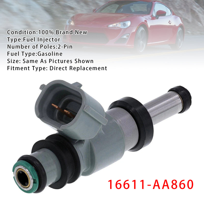 Subaru BRZ Scion FR-S Toyota 86 2.0L 2013-2020 16611-AA860 1PCS Fuel Injector