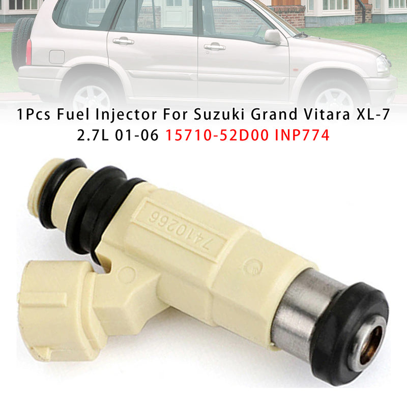 Suzuki Grand Vitara XL-7 2.7L 2001-2006 15710-52D00 INP774 1PCS Fuel Injector