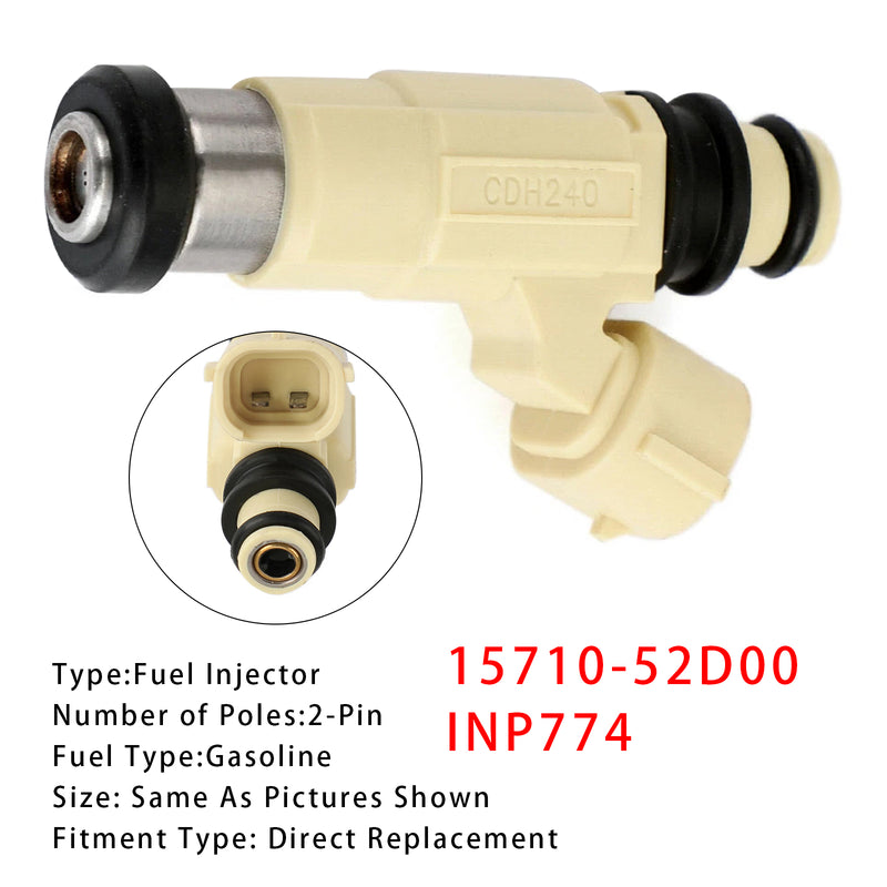 Suzuki Grand Vitara XL-7 2.7L 2001-2006 15710-52D00 INP774 1PCS Fuel Injector