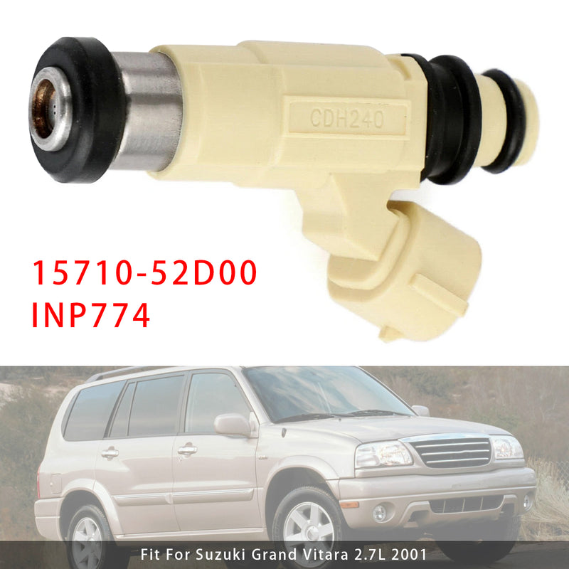 Suzuki Grand Vitara XL-7 2.7L 2001-2006 15710-52D00 INP774 1PCS Fuel Injector