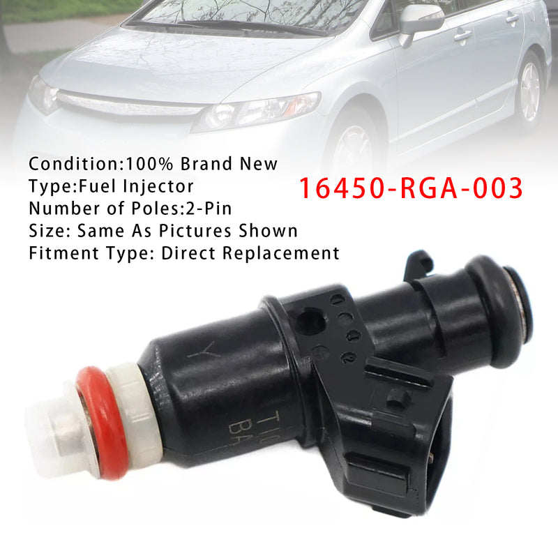 Honda Civic Hybrid 1.3L 1.5L Insight Hybrid 16450-RGA-003 1PCS Fuel Injector
