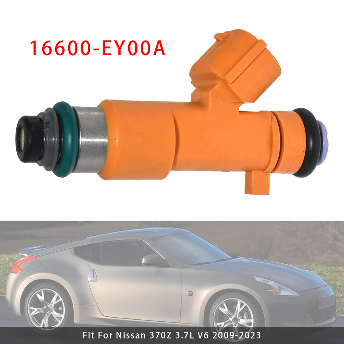 Infiniti G37 Q60 QX70 FX37 Nissan 370Z 3.7L 16600-EY00A 1PCS Fuel Injector