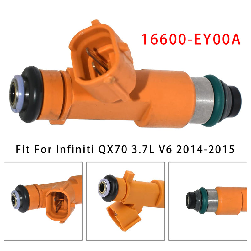 Infiniti G37 Q60 QX70 FX37 Nissan 370Z 3.7L 16600-EY00A 1PCS Fuel Injector