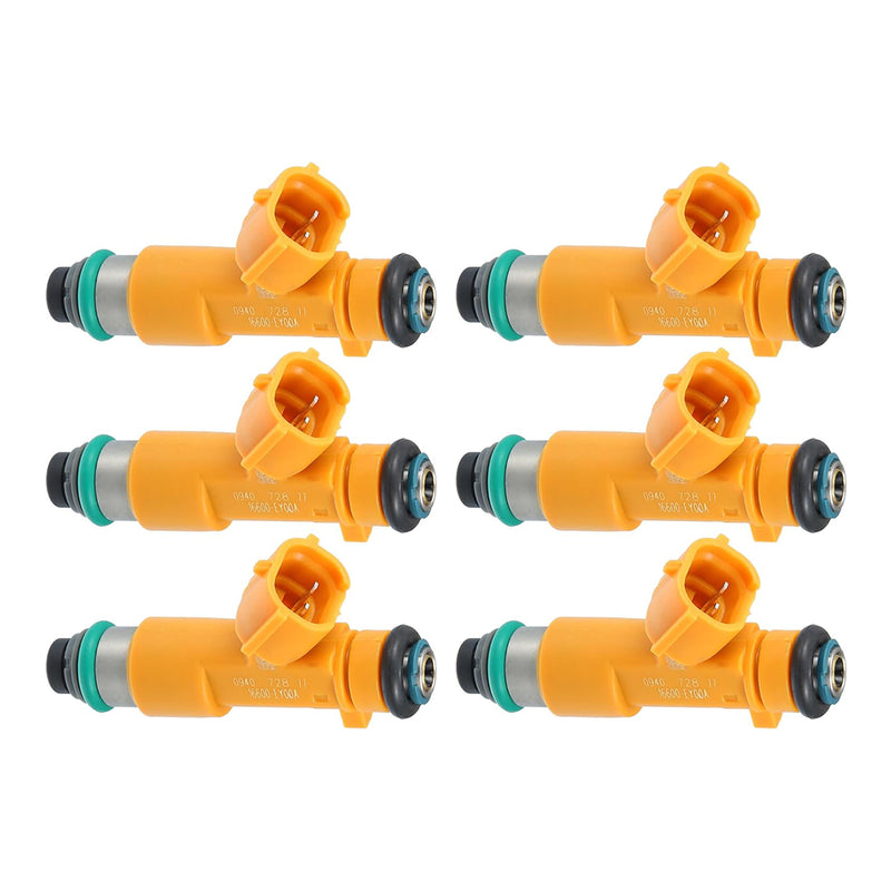 Infiniti G37 Q60 QX70 FX37 Nissan 370Z 3.7L 16600-EY00A 6PCS Fuel Injector