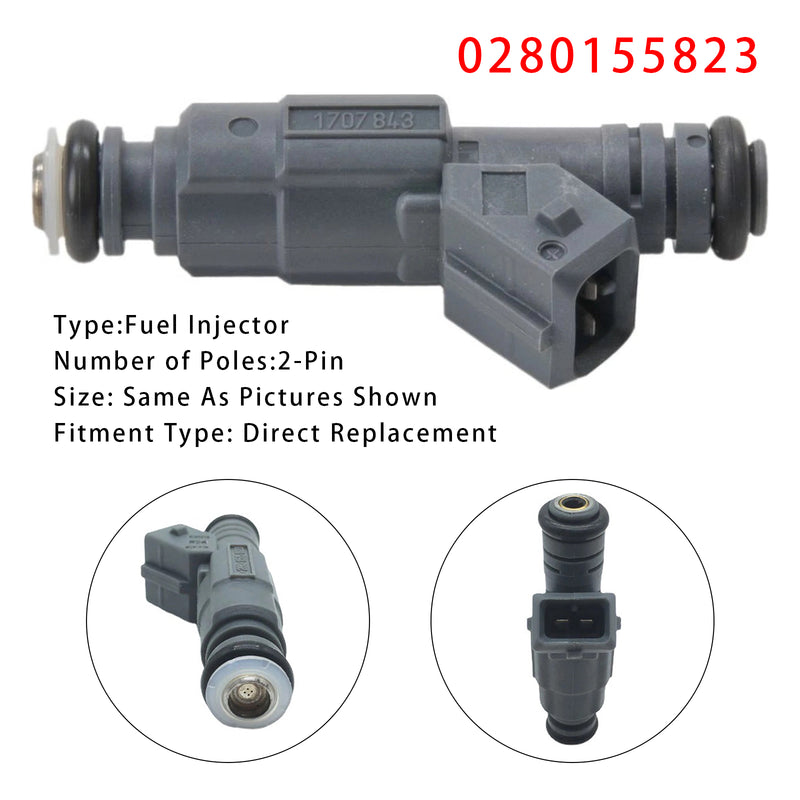 BMW X5 E39 E38 E53 Land Rover Range Rover MK3 0280155823 1PCS Fuel Injector
