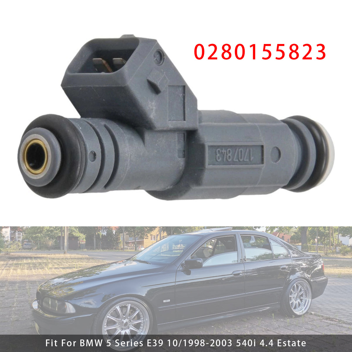 BMW X5 E39 E38 E53 Land Rover Range Rover MK3 0280155823 1PCS Fuel Injector