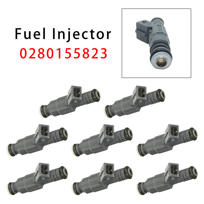 BMW X5 E39 E38 E53 Land Rover Range Rover MK3 0280155823 8PCS Fuel Injector