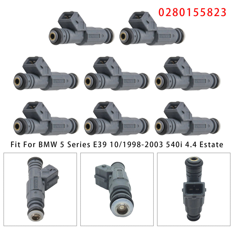 BMW X5 E39 E38 E53 Land Rover Range Rover MK3 0280155823 8PCS Fuel Injector