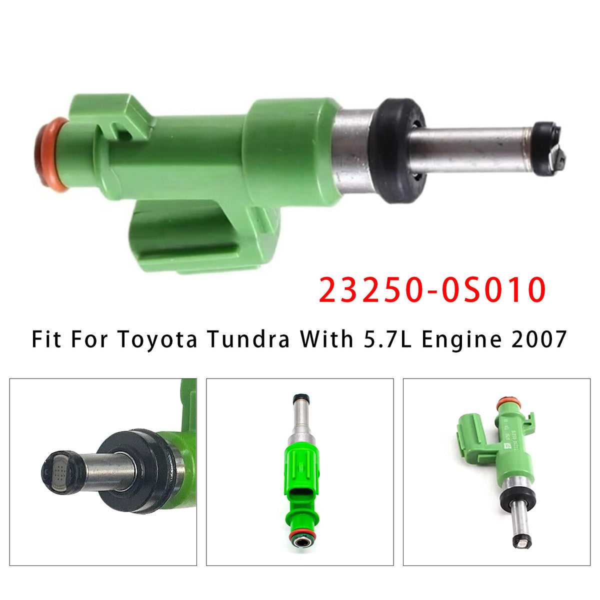 Toyota Tundra 5.7L V8 2007 23250-0S010 1PCS Fuel Injector