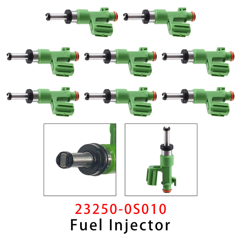 Toyota Tundra 5.7L V8 2007 23250-0S010 8PCS Fuel Injector