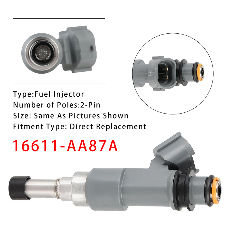 Subaru Legacy Outback 2.5L H4 2015-2017 16611-AA87A 1PCS Fuel Injector