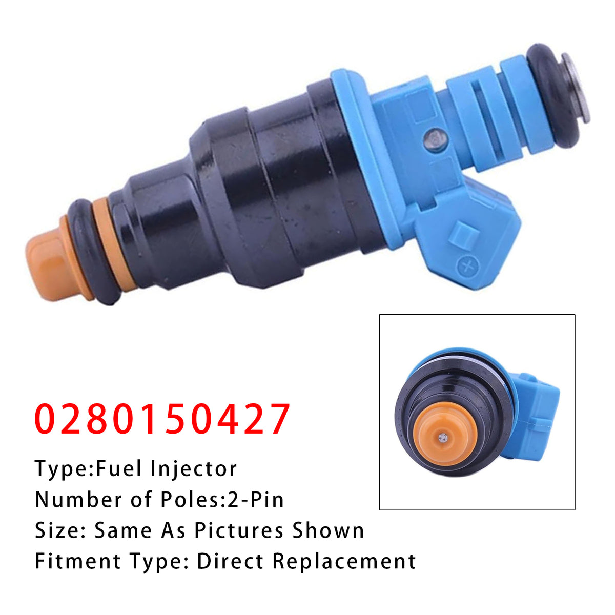 Opel Astra Cavalier Calibra 2.0L 0280150427 1PCS Fuel Injector