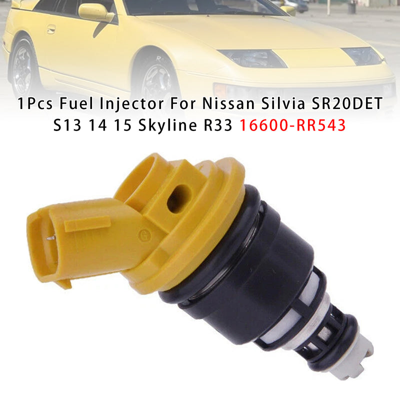 Nissan Silvia SR20DET S13 14 15 Skyline R33 16600-RR543 1PCS Fuel Injector
