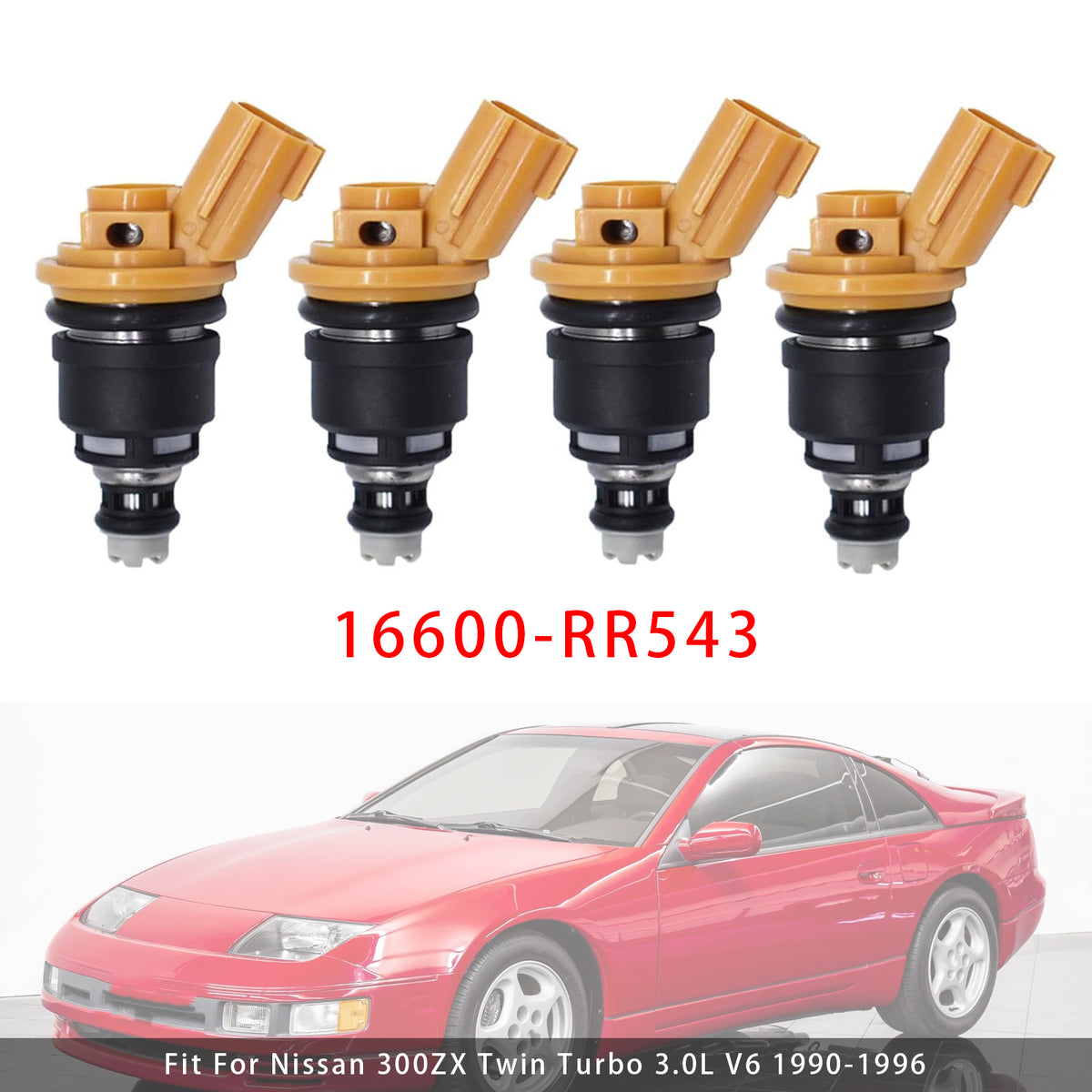 Nissan Silvia SR20DET S13 14 15 Skyline R33 16600-RR543 4PCS Fuel Injector