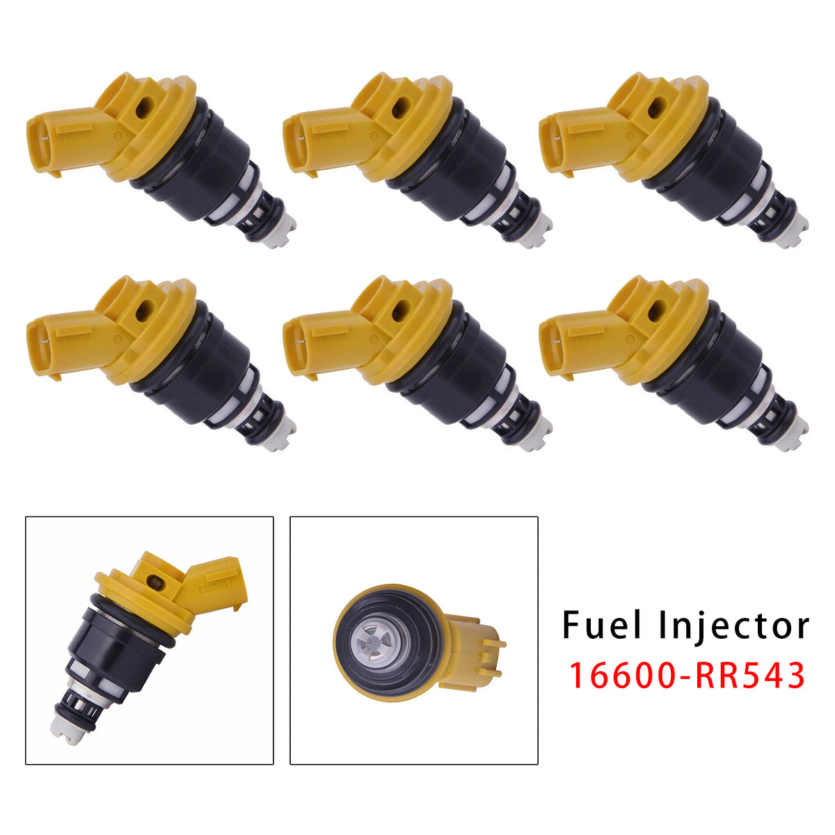 Nissan Silvia SR20DET S13 14 15 Skyline R33 16600-RR543 6PCS Fuel Injector