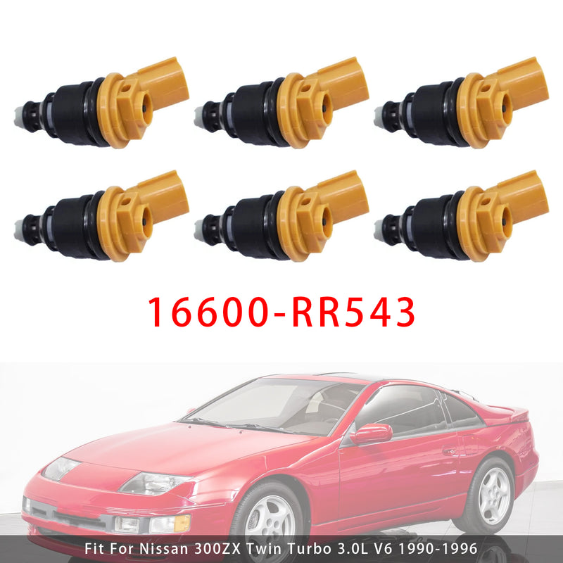 Nissan Silvia SR20DET S13 14 15 Skyline R33 16600-RR543 6PCS Fuel Injector