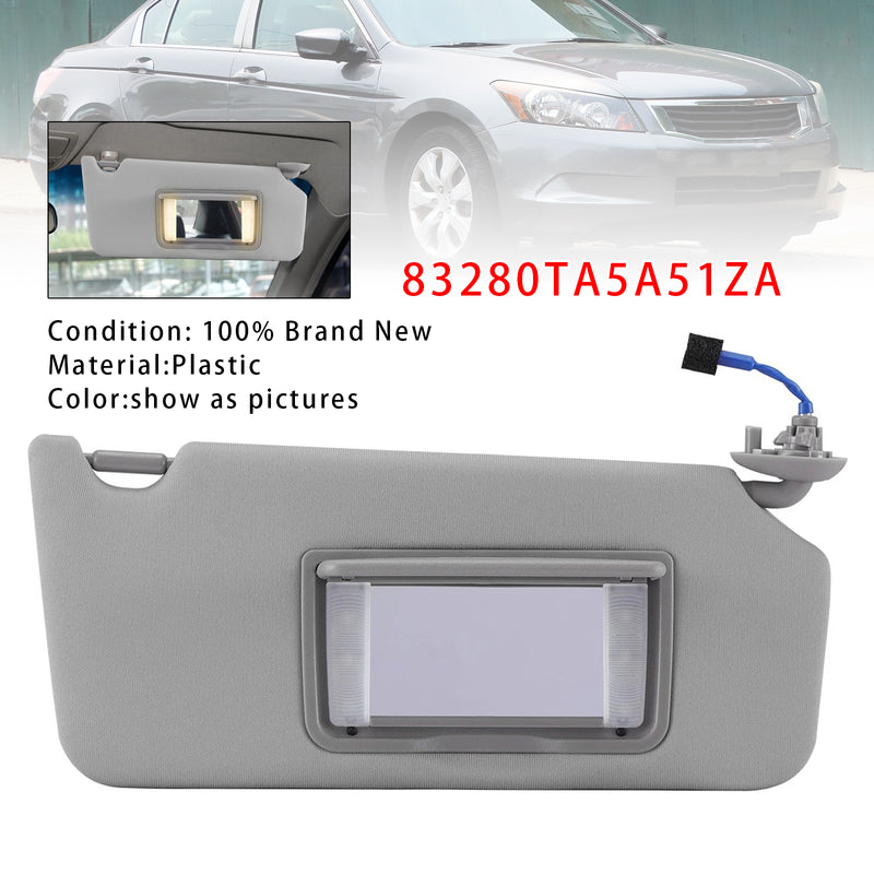 2008-2017 Honda Accord Gray Right Side Sun Visor 83280TA5A51ZA