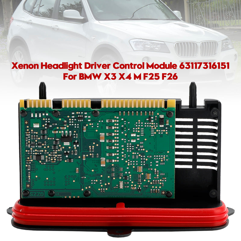 BMW X3 X4 M F25 F26 Xenon Headlight Driver Control Module 63117316151