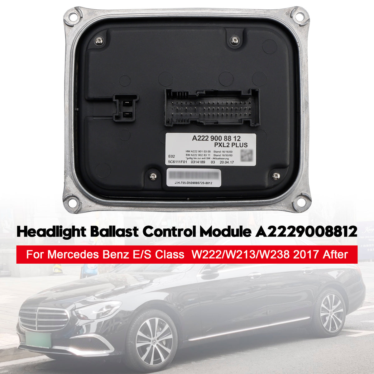 Mercedes Benz W222/W213/W238 Headlight Ballast Control Module A2229008812