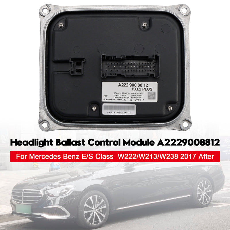 Mercedes Benz W222/W213/W238 Headlight Ballast Control Module A2229008812