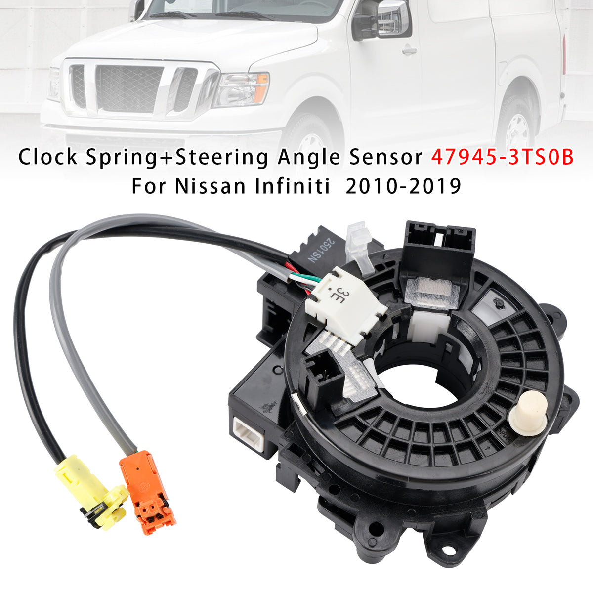 Nissan Infiniti 2010-2019 Clock Spring+Steering Angle Sensor 47945-3TS0B
