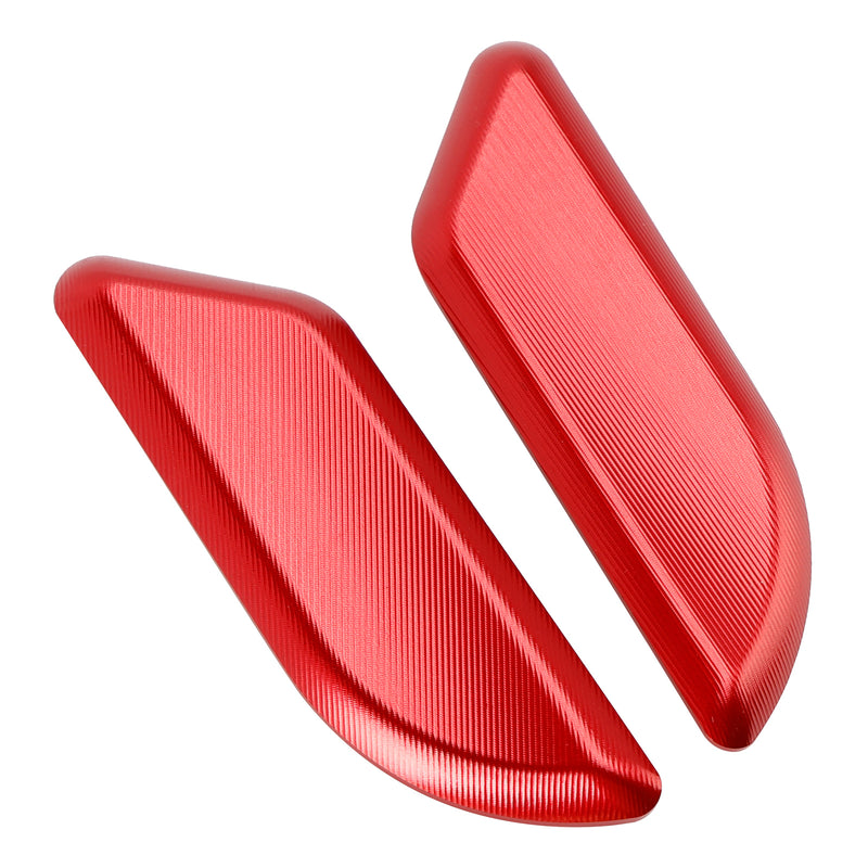 Ducati 959 1299 Panigale 2015-2019 Billet Red Mirror Block Off Plates
