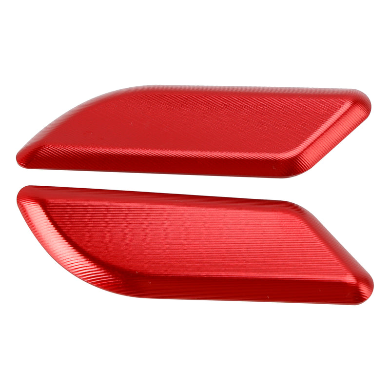Ducati 959 1299 Panigale 2015-2019 Billet Red Mirror Block Off Plates