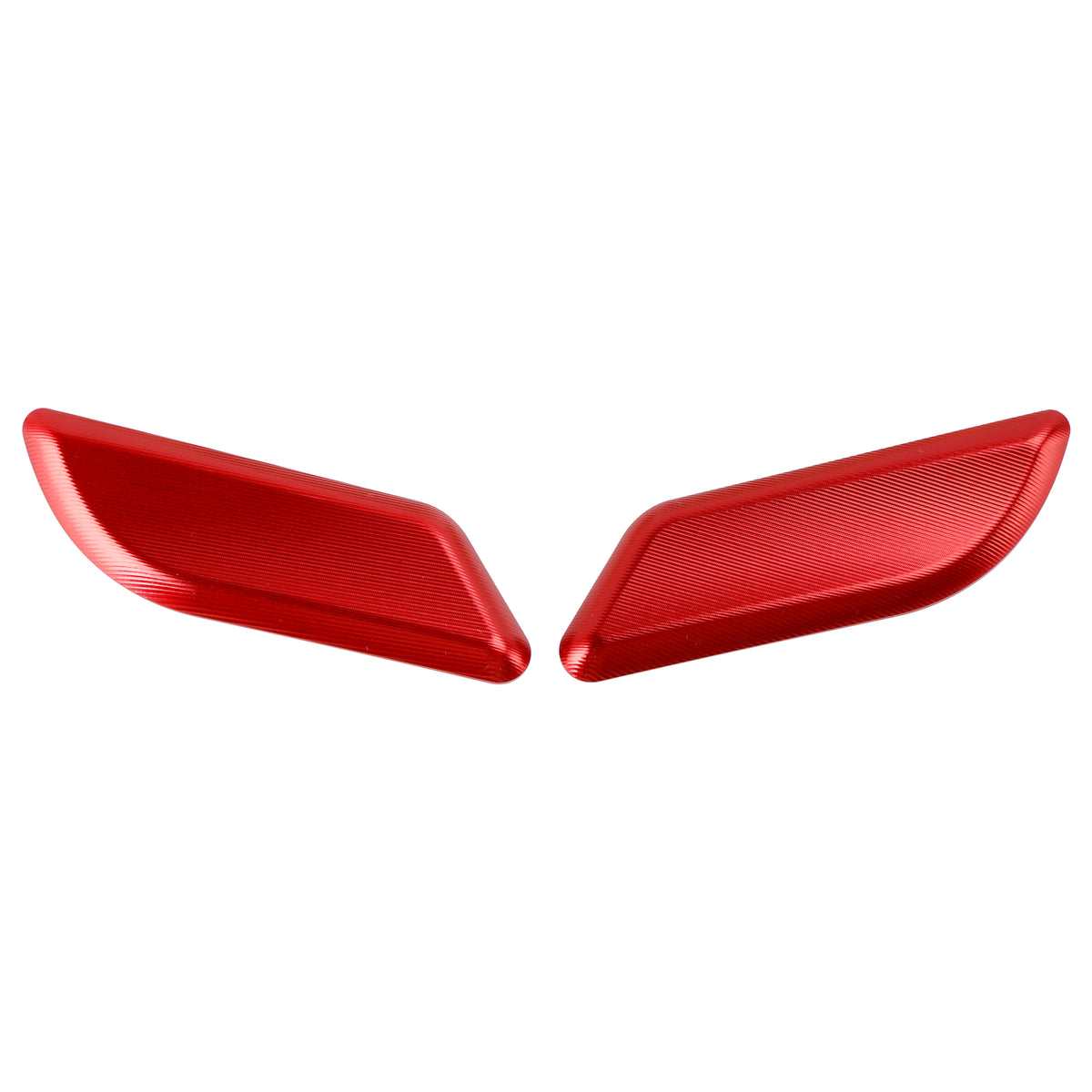 Ducati 959 1299 Panigale 2015-2019 Billet Red Mirror Block Off Plates