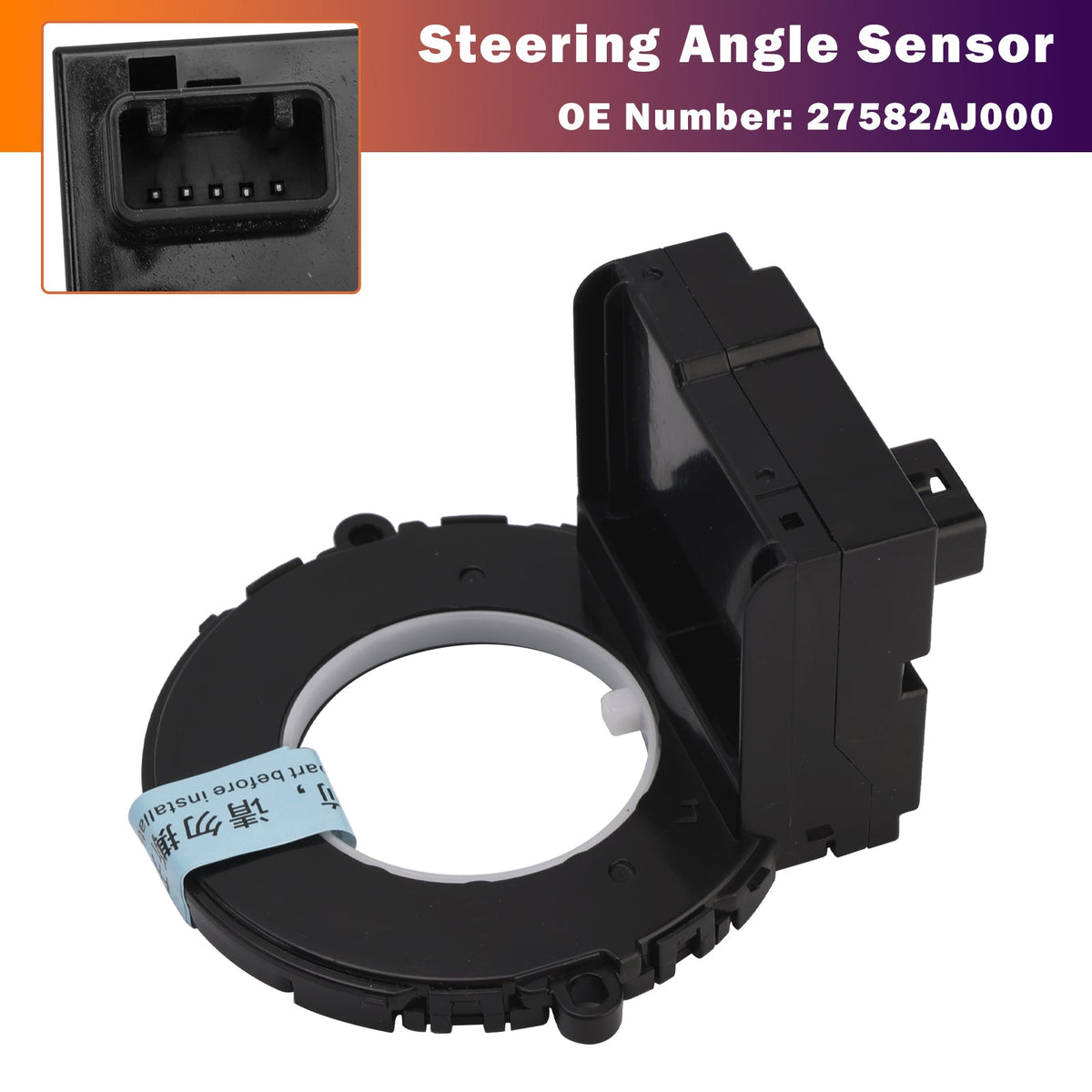Steering Angle Sensor 27582AJ000 for 09-15 Outback 12-16 Forester Impreza
