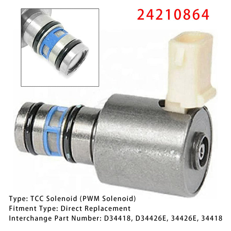 4L30E 4L80E Transmission PWM TCC Torque Converter Clutch Solenoid 24210864