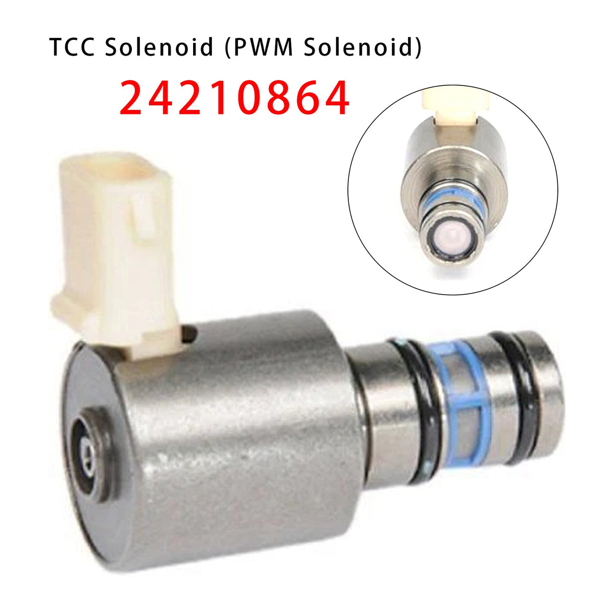 4L30E 4L80E Transmission PWM TCC Torque Converter Clutch Solenoid 24210864