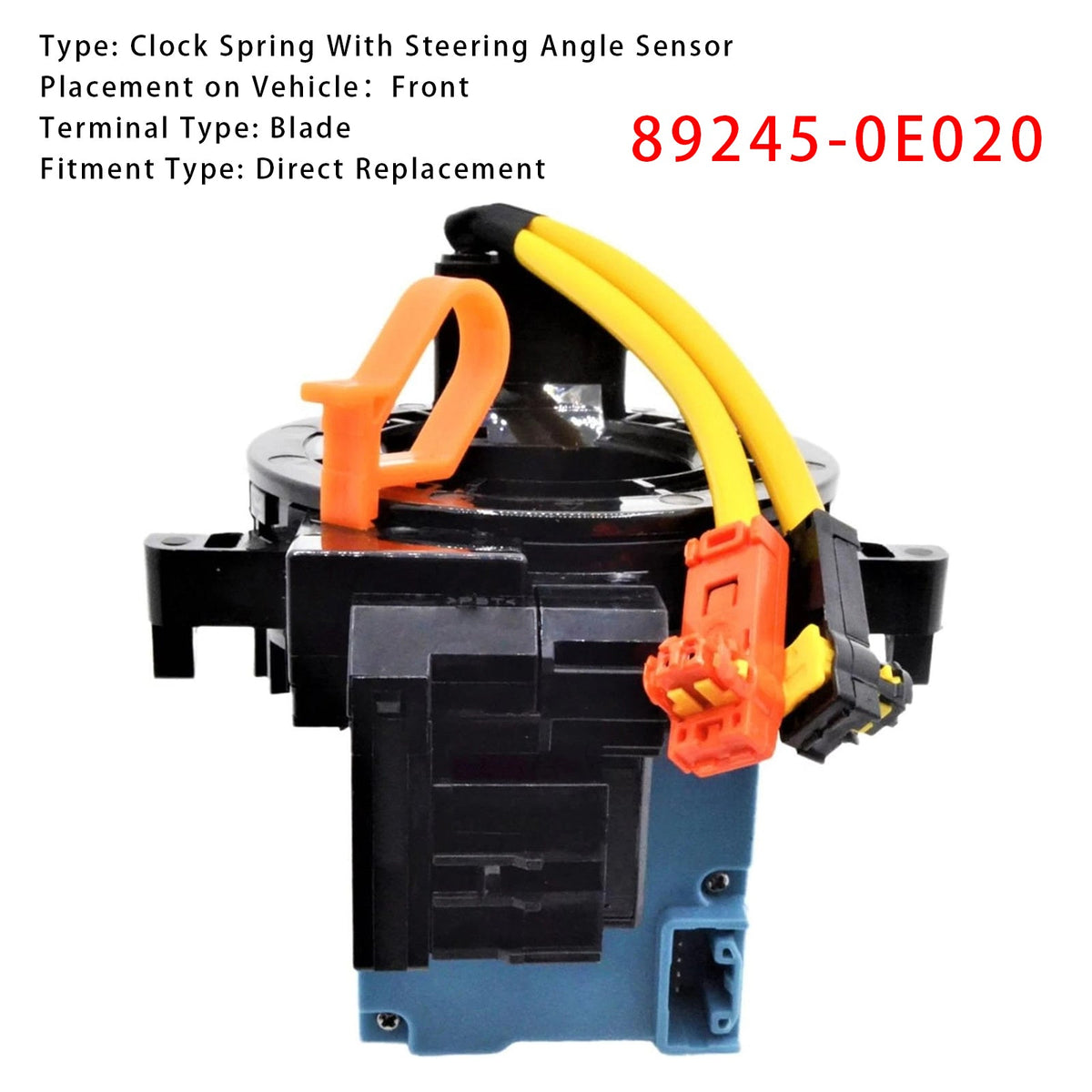 Clock Spring With Steering Angle Sensor 89245-0E020 For Toyota Sienna 2011-2018