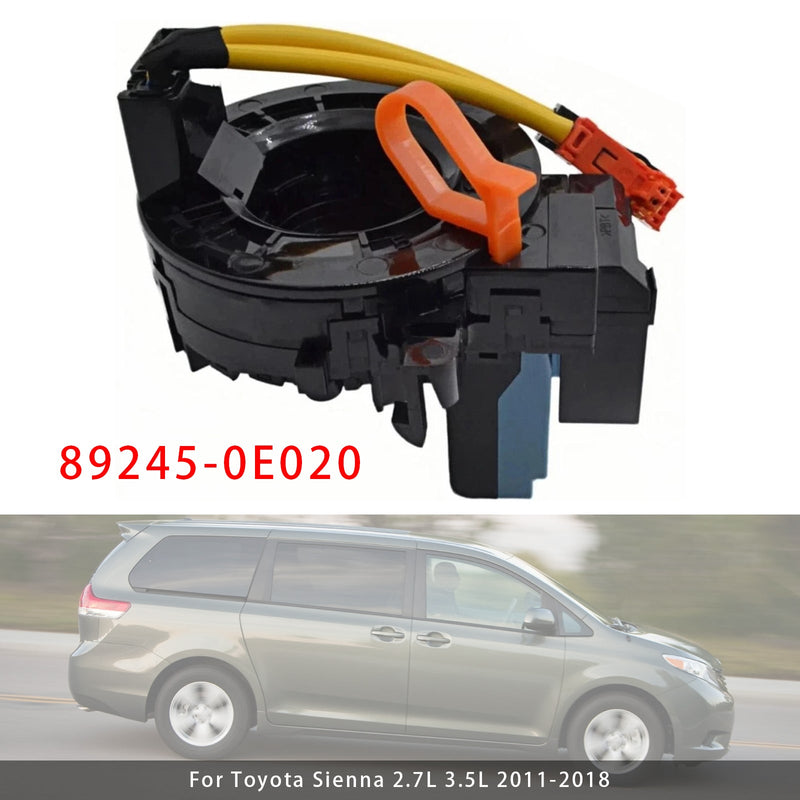 Clock Spring With Steering Angle Sensor 89245-0E020 For Toyota Sienna 2011-2018