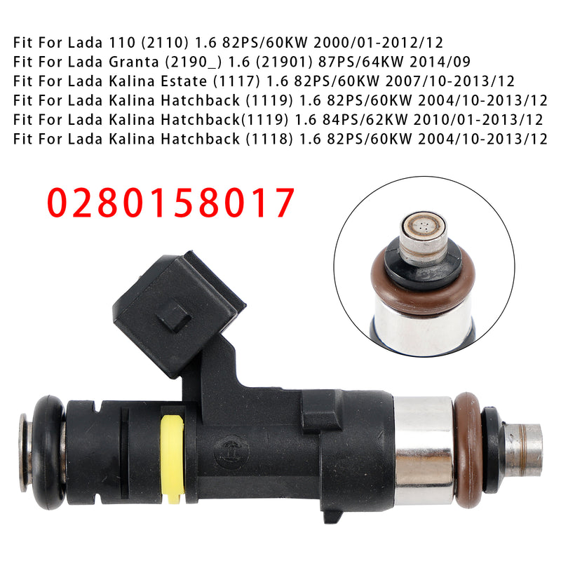 Lada Granta Kalina 0280158017 1PCS Fuel Injector