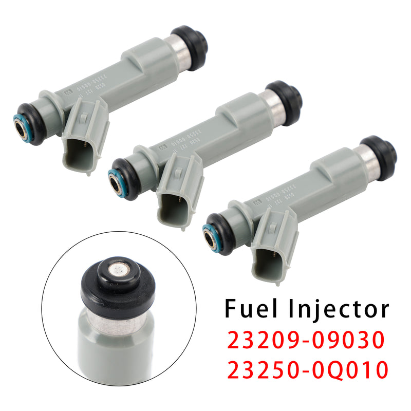 Toyota Citroen Peugeot 1.0 23209-09030 23250-0Q010 3Pcs Fuel Injector