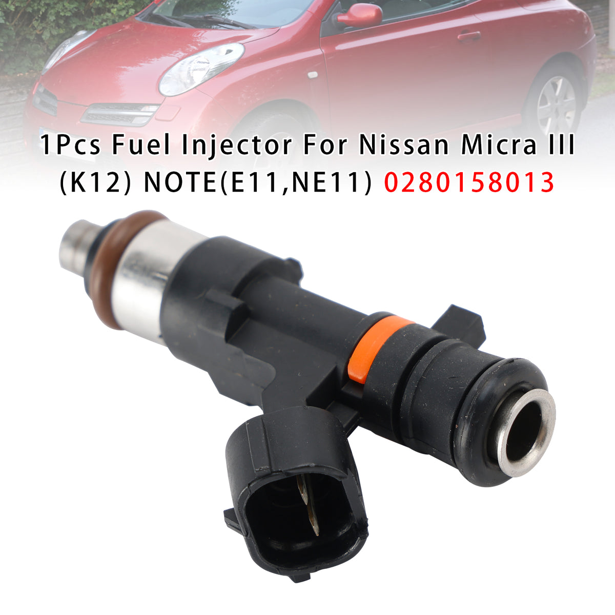 Nissan Micra III (K12) NOTE(E11 NE11) 0280158013 1PCS Fuel Injector