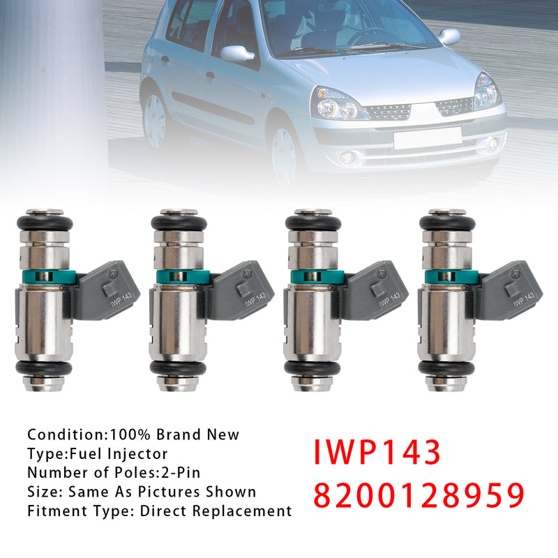 Renault Clio Scenic Megane Nissan Platina Aprio IWP143 4PCS Fuel Injector