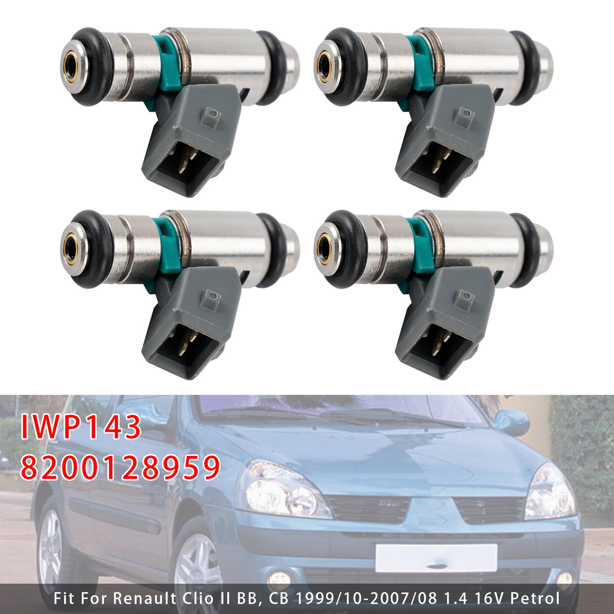 Renault Clio Scenic Megane Nissan Platina Aprio IWP143 4PCS Fuel Injector