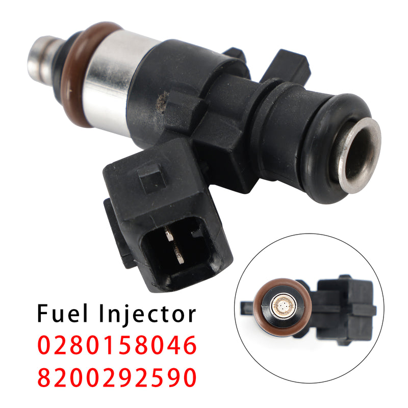 Dacia Sandero Renault Clio III 0280158046 8200292590 1PCS Fuel Injector